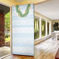 Hawai'i Paniolo Maile Twisted Lei Door Cover Winter White LT7 - Polynesian Pride