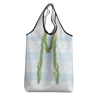 Hawai'i Paniolo Maile Twisted Lei Grocery Bag Winter White LT7 - Polynesian Pride
