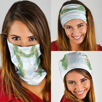 Hawai'i Paniolo Maile Twisted Lei Neck Gaiter Winter White LT7 - Polynesian Pride