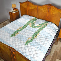 Hawai'i Paniolo Maile Twisted Lei Quilt Winter White LT7 - Polynesian Pride