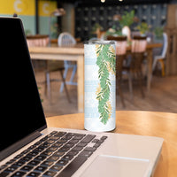 Hawai'i Paniolo Maile Twisted Lei Skinny Tumbler Winter White LT7 - Polynesian Pride