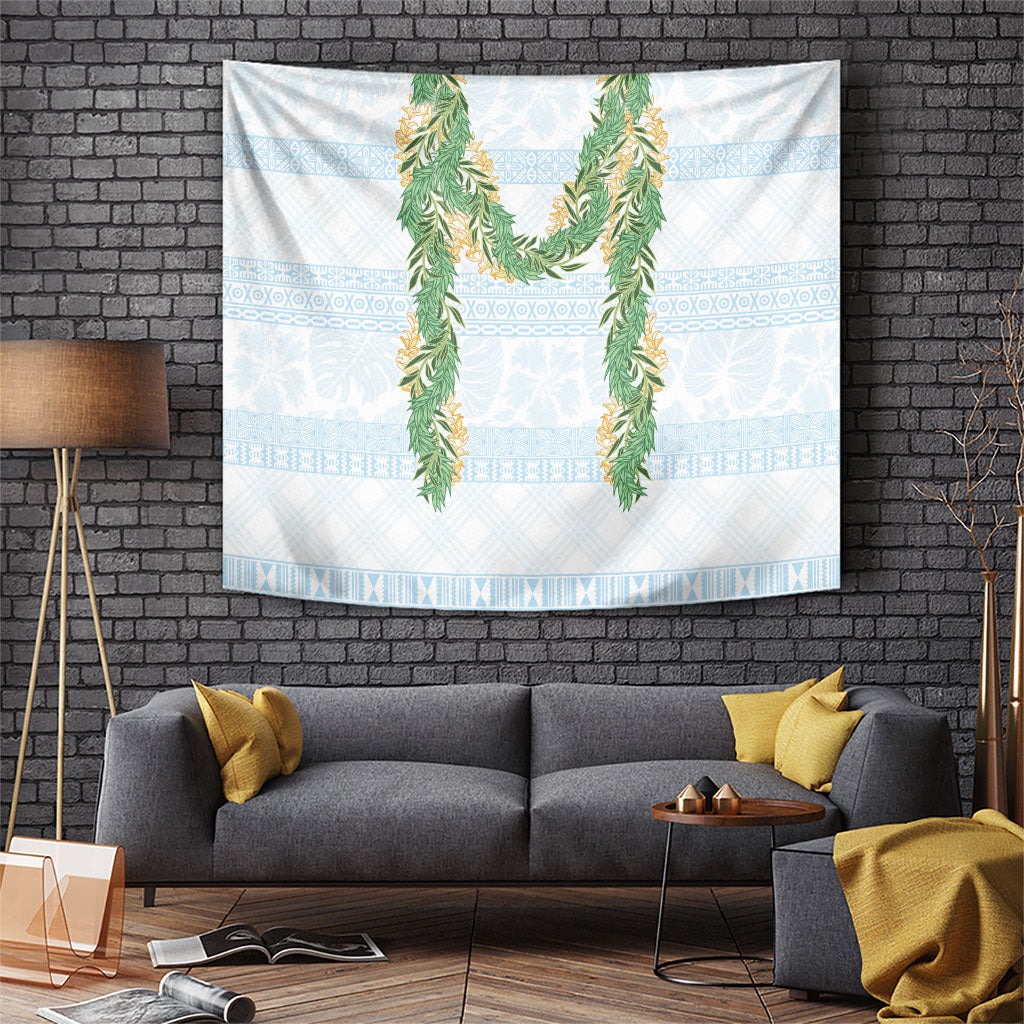 Hawai'i Paniolo Maile Twisted Lei Tapestry Winter White LT7 White - Polynesian Pride