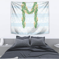 Hawai'i Paniolo Maile Twisted Lei Tapestry Winter White LT7 - Polynesian Pride