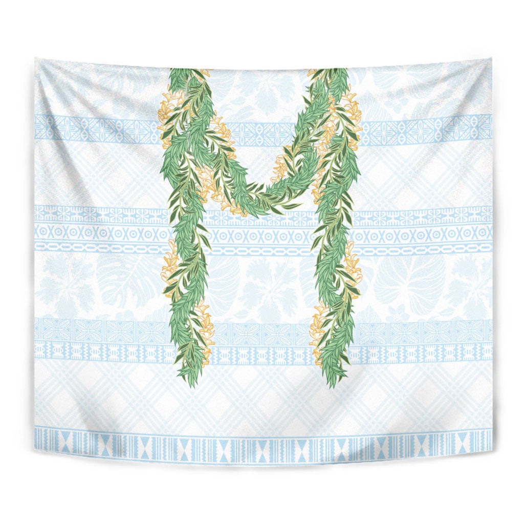 Hawai'i Paniolo Maile Twisted Lei Tapestry Winter White LT7 - Polynesian Pride