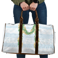 Hawai'i Paniolo Maile Twisted Lei Travel Bag Winter White LT7 White - Polynesian Pride
