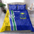 Personalised Fiji Natabua High School Bedding Set Kaviti Tapa Mix Colors Proud NHS LT7 - Polynesian Pride