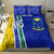 Personalised Fiji Natabua High School Bedding Set Kaviti Tapa Mix Colors Proud NHS LT7 - Polynesian Pride