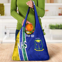 Personalised Fiji Natabua High School Grocery Bag Kaviti Tapa Mix Colors Proud NHS