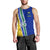 Personalised Fiji Natabua High School Men Tank Top Kaviti Tapa Mix Colors Proud NHS LT7 - Polynesian Pride