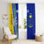 Personalised Fiji Natabua High School Window Curtain Kaviti Tapa Mix Colors Proud NHS LT7 - Polynesian Pride