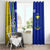 Personalised Fiji Natabua High School Window Curtain Kaviti Tapa Mix Colors Proud NHS LT7 - Polynesian Pride