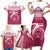 Personalised Fiji Adi Cakobau School Family Matching Short Sleeve Bodycon Dress and Hawaiian Shirt ACS Old Girls Lotus Mix Masi LT7 - Polynesian Pride