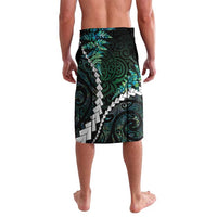 New Zealand Personalised Lavalava Meri Kirihimete Kowhaiwhai Mix Paua Shell - Emerald LT7 - Polynesian Pride