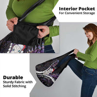 New Zealand Personalised Grocery Bag Meri Kirihimete Kowhaiwhai Mix Paua Shell - Amethys