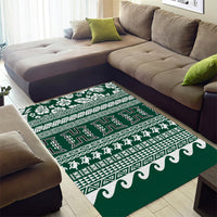 Hawaii Rainbow Warriors Christmas Area Rug Kakau Motifs LT7 - Polynesian Pride