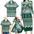 Hawaii Rainbow Warriors Christmas Family Matching Long Sleeve Bodycon Dress and Hawaiian Shirt Kakau Motifs LT7 - Polynesian Pride