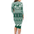 Hawaii Rainbow Warriors Christmas Family Matching Long Sleeve Bodycon Dress and Hawaiian Shirt Kakau Motifs LT7 - Polynesian Pride