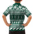 Hawaii Rainbow Warriors Christmas Family Matching Short Sleeve Bodycon Dress and Hawaiian Shirt Kakau Motifs LT7 - Polynesian Pride