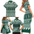 Hawaii Rainbow Warriors Christmas Family Matching Short Sleeve Bodycon Dress and Hawaiian Shirt Kakau Motifs LT7 - Polynesian Pride