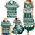 Hawaii Rainbow Warriors Christmas Family Matching Summer Maxi Dress and Hawaiian Shirt Kakau Motifs LT7 - Polynesian Pride