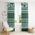 Hawaii Rainbow Warriors Christmas Window Curtain Kakau Motifs LT7 - Polynesian Pride