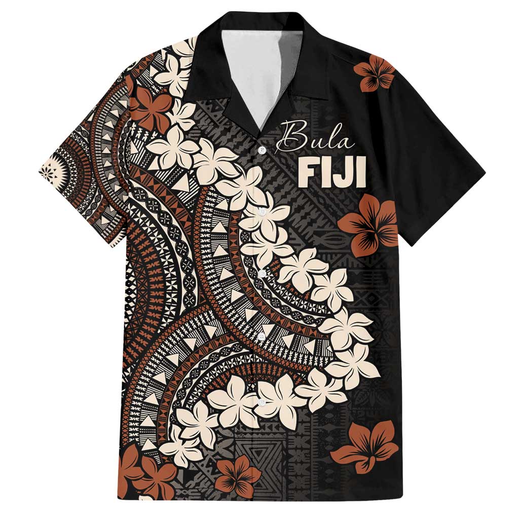 Bula Fiji Women's Day Family Matching Long Sleeve Bodycon Dress and Hawaiian Shirt Classic Masi Tapa