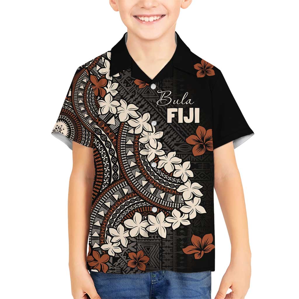 Bula Fiji Women's Day Family Matching Long Sleeve Bodycon Dress and Hawaiian Shirt Classic Masi Tapa