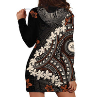 Bula Fiji Women's Day Hoodie Dress Classic Masi Tapa