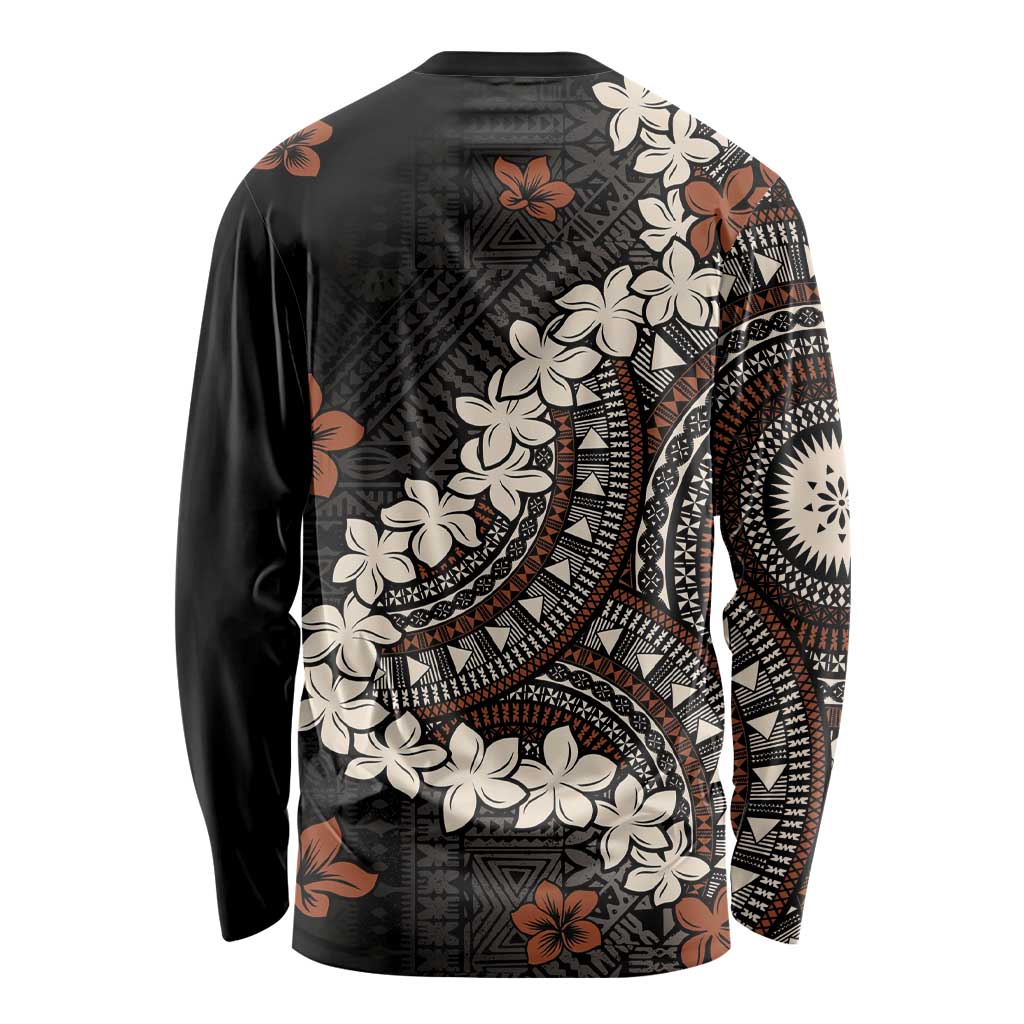 Bula Fiji Women's Day Long Sleeve Shirt Classic Masi Tapa