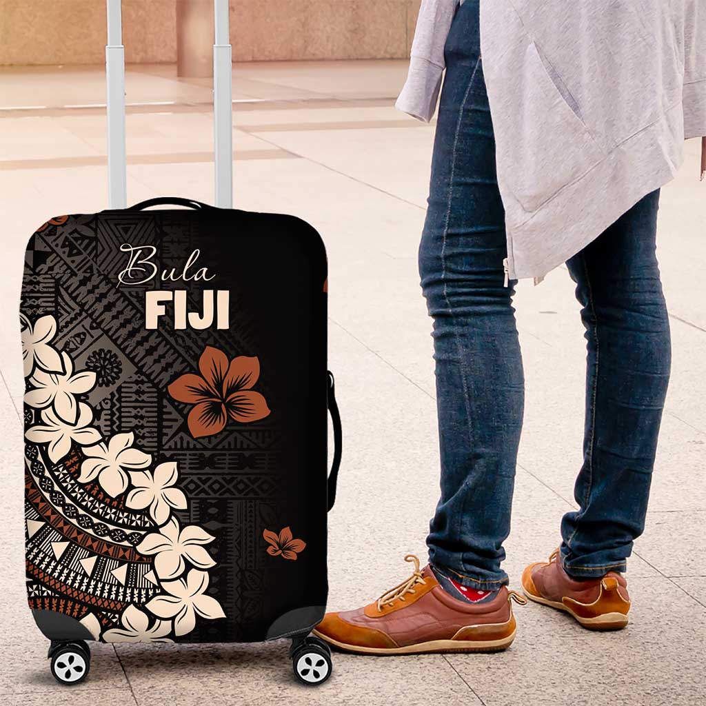 Bula Fiji Women's Day Luggage Cover Classic Masi Tapa