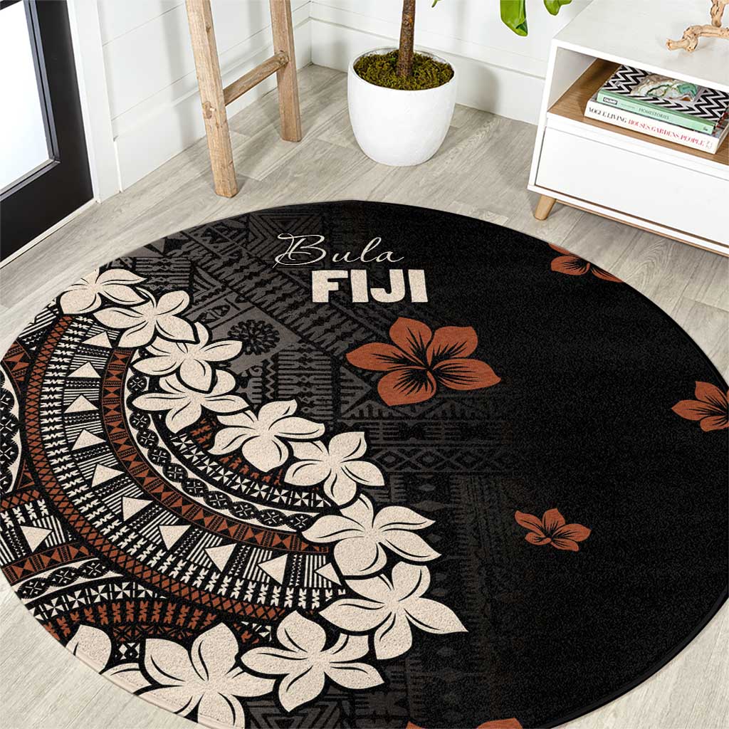 Bula Fiji Women's Day Round Carpet Classic Masi Tapa