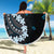 Bula Fiji Women's Day Beach Blanket Indigo Masi Tapa