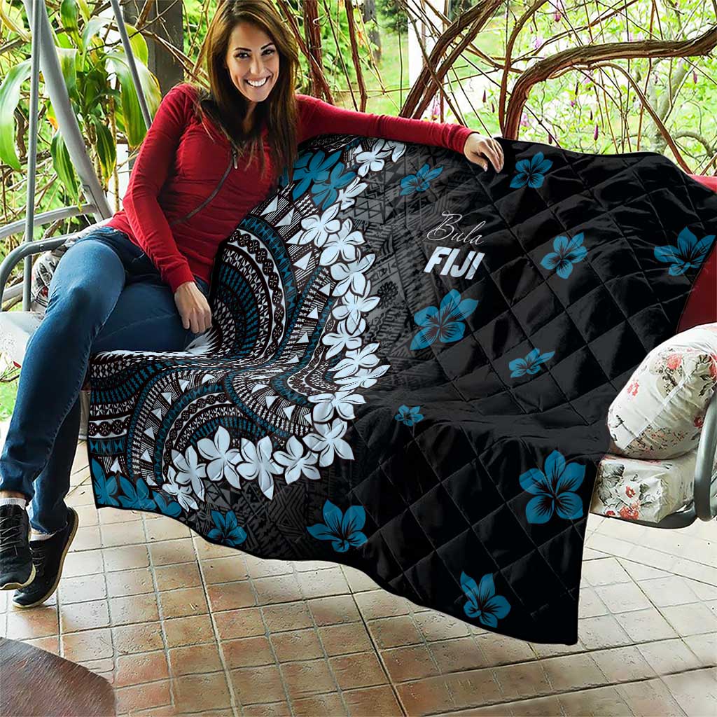 Bula Fiji Women's Day Quilt Indigo Masi Tapa