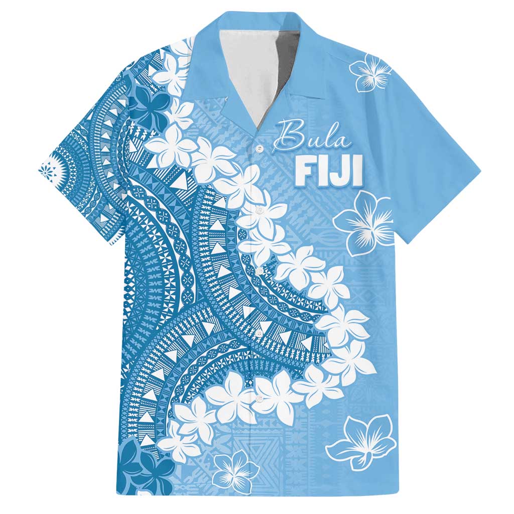 Bula Fiji Women's Day Family Matching Puletasi and Hawaiian Shirt Turquoise Masi Tapa