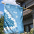 Bula Fiji Women's Day Garden Flag Turquoise Masi Tapa LT7