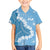 Bula Fiji Women's Day Kid Hawaiian Shirt Turquoise Masi Tapa