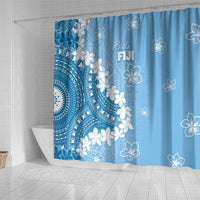 Bula Fiji Women's Day Shower Curtain Turquoise Masi Tapa LT7