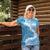 Bula Fiji Women's Day Women Polo Shirt Turquoise Masi Tapa