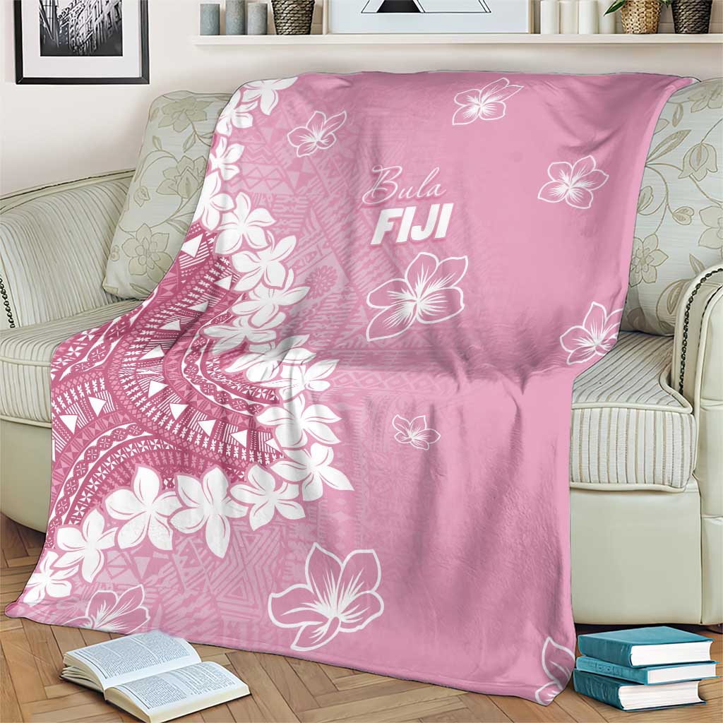 Bula Fiji Women's Day Blanket Pink Masi Tapa