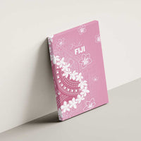Bula Fiji Women's Day Canvas Wall Art Pink Masi Tapa