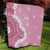 Bula Fiji Women's Day Quilt Pink Masi Tapa