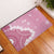 Bula Fiji Women's Day Rubber Doormat Pink Masi Tapa