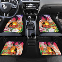 Polynesian Dreamy Turtle Car Mats Sunset Scenery LT7 Set 4pcs Art - Polynesian Pride