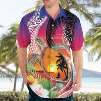 Polynesian Dreamy Turtle Hawaiian Shirt Sunset Scenery LT7 - Polynesian Pride
