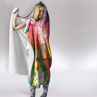 Polynesian Dreamy Turtle Hooded Blanket Sunset Scenery LT7 - Polynesian Pride