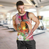 Polynesian Dreamy Turtle Men Tank Top Sunset Scenery LT7 Art - Polynesian Pride