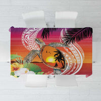 Polynesian Dreamy Turtle Tablecloth Sunset Scenery LT7 Art - Polynesian Pride