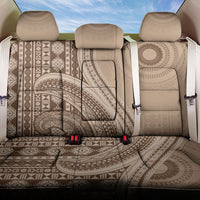 Bula Fiji Vintage Tapa Back Car Seat Cover Kaivity Masi Wave Motifs - Mocha LT7 One Size Beige - Polynesian Pride