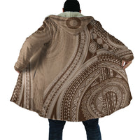 Bula Fiji Vintage Tapa Cloak Kaivity Masi Wave Motifs - Mocha LT7 - Polynesian Pride