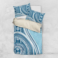 Bula Fiji Vintage Tapa Bedding Set Kaivity Masi Wave Motifs - Turquoise LT7 US Twin 172cm x 218cm Turquoise - Polynesian Pride